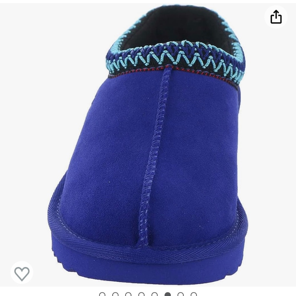 UGG Tasman royal blue slippers